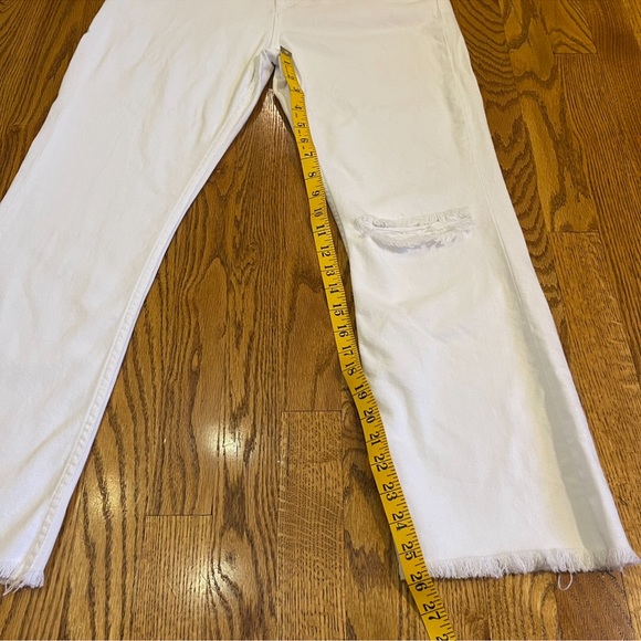 NWT White Marilyn Crop Flare Jeans - Picture 15 of 16